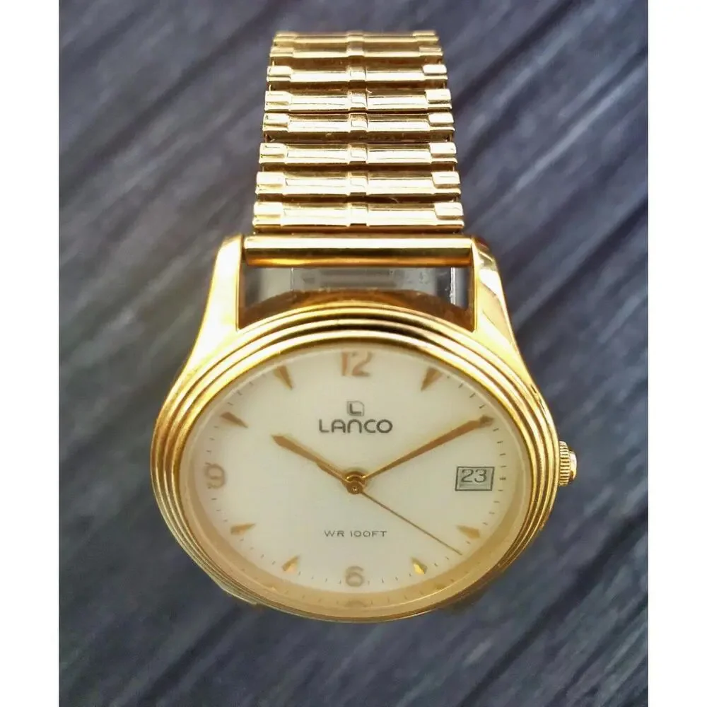Very Rare Vintage Lanco‎ Pacific Taiwan Watch New Condition